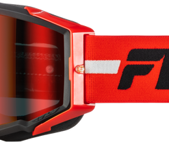 Zone Pro Goggle Red/Black/Grey W/ Red Mirror/Smoke Lens