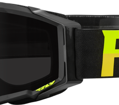 Zone Pro W/C Goggle Blk/Hi-Vis W/Dark Smoke Hydro Lens