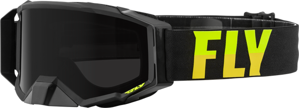 Zone Pro W/C Goggle Blk/Hi-Vis W/Dark Smoke Hydro Lens