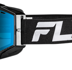 Zone Snow Goggle Black/Black W/Sky Blue Mirror/Blue Lens